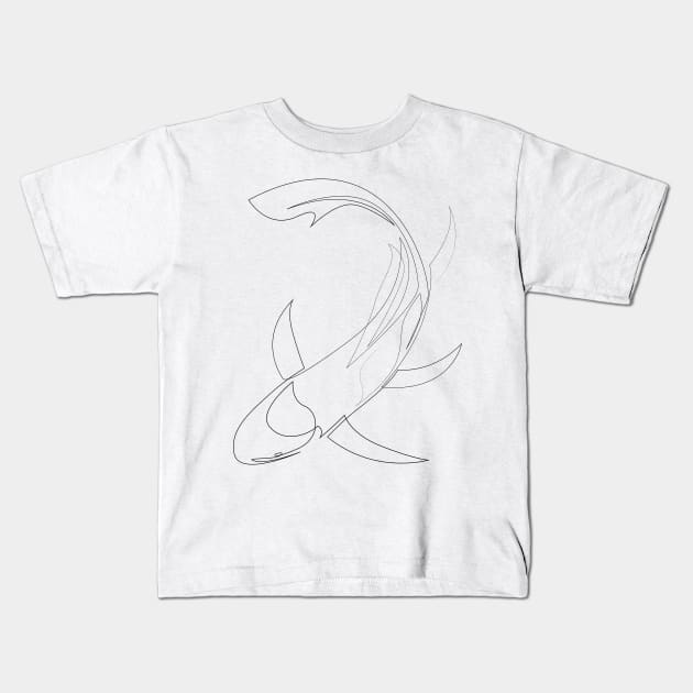 koi Kids T-Shirt by addillum